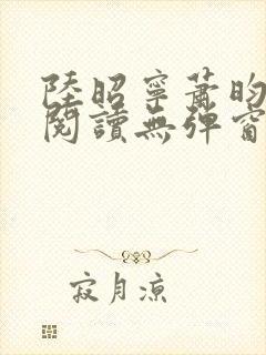 陆昭宁萧昀免费阅读无弹窗