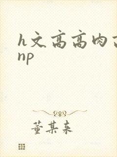 h文高高肉高辣np封面