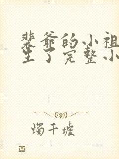 裴爷的小祖宗重生了完整小说