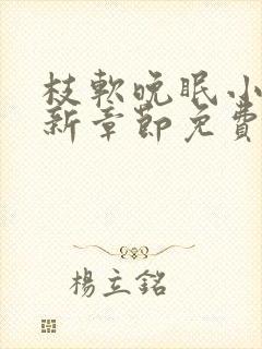 枝软晚眠小说最新章节免费阅读