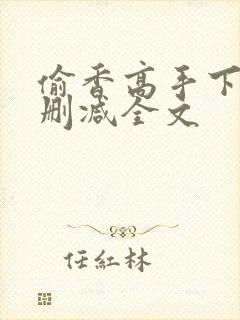 偷香高手下载无删减全文封面