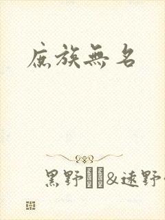 庶族无名封面