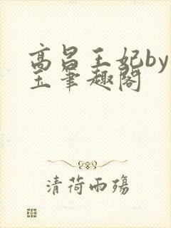 高昌王妃by黛玉笔趣阁