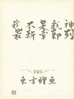 我不是戏神小说最新章节列表最