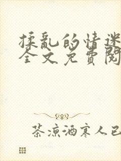 揉乱的情迷小说全文免费阅读