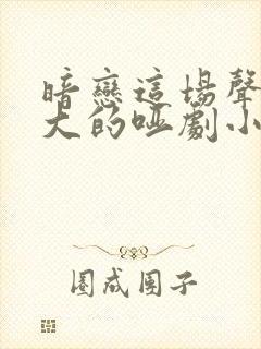 暗恋这场声势浩大的哑剧小说免费阅读封面