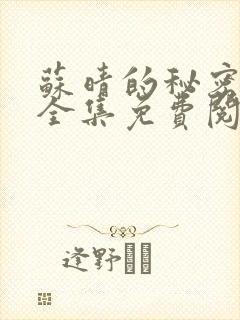 苏晴的秘密小说全集免费阅读笔趣阁大结局