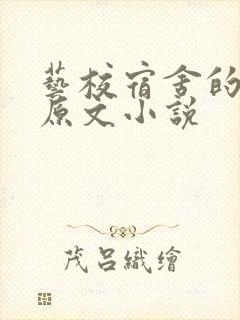 艺校宿舍的田蕊原文小说封面