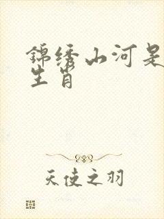 锦绣山河是什么生肖封面
