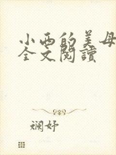 小西的美母教师全文阅读封面