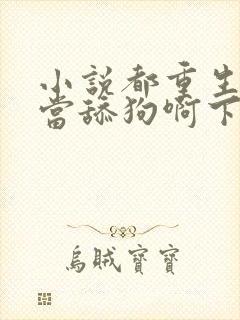 小说都重生了谁当舔狗啊下载