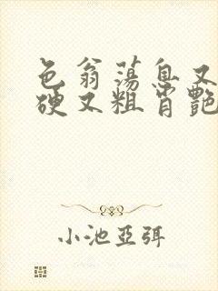 色翁荡息又大又硬又粗肖艳