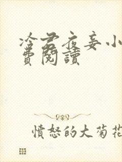 冷君夜妾小说免费阅读