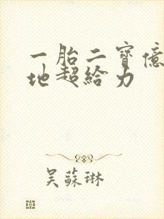 一胎二宝亿万爹地超给力