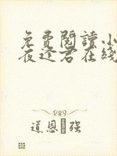 免费阅读小说此夜逢君在线阅读全文