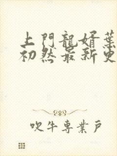 上门龙婿叶辰萧初然最新更新