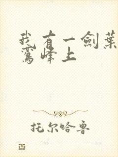 我有一剑叶观青鸾峰上