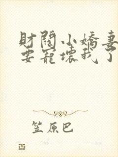 财阀小娇妻叔你要宠坏我了全文章节阅读