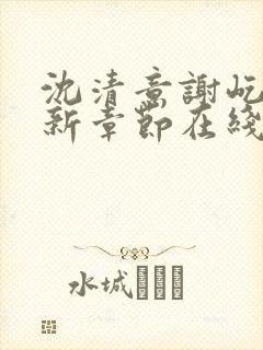 沈清意谢屹舟最新章节在线阅读封面
