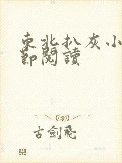 东北扒灰小说分节阅读