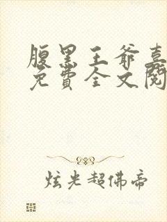 腹黑王爷喜当爹免费全文阅读