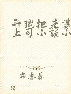 升职把老婆送给上司小说小说