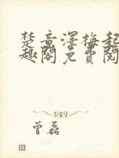楚意泽梅起岚笔趣阁免费阅读