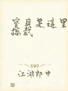 宝贝是这里对吗总裁封面