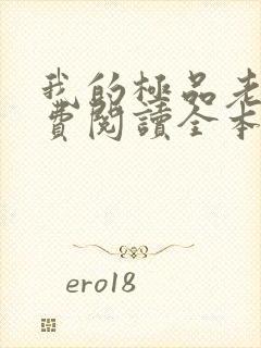 我的极品老婆免费阅读全本小说
