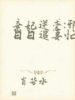弃妃逆袭:邪王日日追妻忙 完结