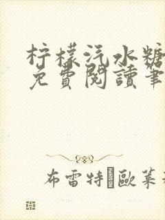 柠檬汽水糖全文免费阅读笔趣阁