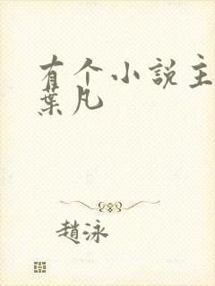 有个小说主角叫叶凡封面