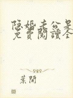 隐婚老公是巨星免费阅读全文