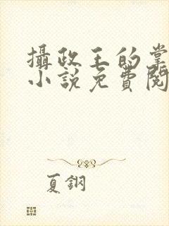 摄政王的掌中娇小说免费阅读封面