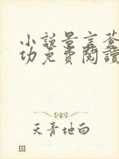 小说景言苍穹神功免费阅读封面