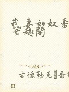 我妻如奴番外篇笔趣阁
