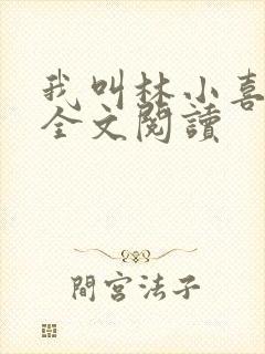 我叫林小喜小说全文阅读封面