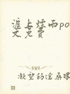 沪上烟雨po全文免费