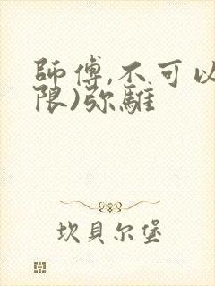 师傅,不可以(限)弥骓