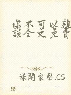 你不可以亲我小说全文免费阅读