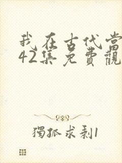 我在古代当王爷42集免费观看
