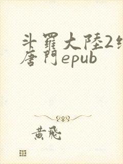 斗罗大陆2绝世唐门epub