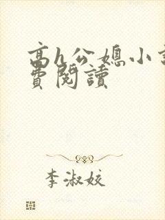 高h公媳小说免费阅读