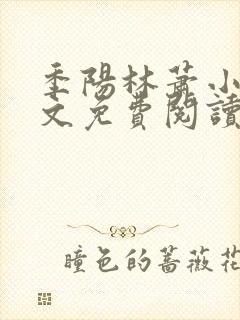 季阳林萧小说全文免费阅读