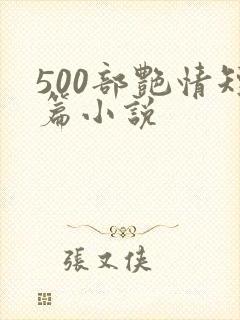 500部艳情短篇小说封面