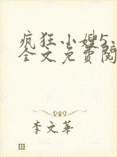 疯狂小嫂5小说全文免费阅读