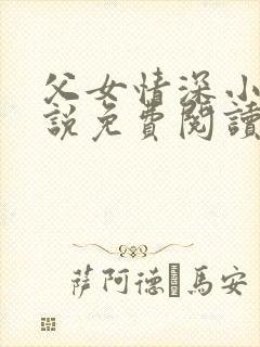 父女情深小兰小说免费阅读全文封面