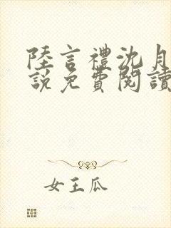 陆言礼沈月慈小说免费阅读最新章节