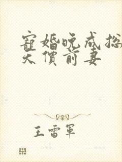 宠婚晚成总裁的天价前妻