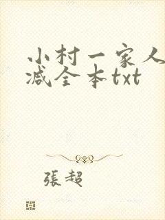 小村一家人无删减全本txt